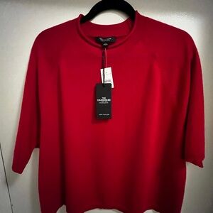 Ann Taylor Vibrant Red Cashmere Sweater